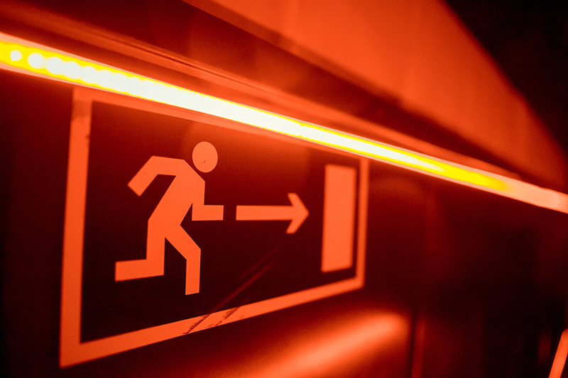 fire-exit-sign Fire exit sign